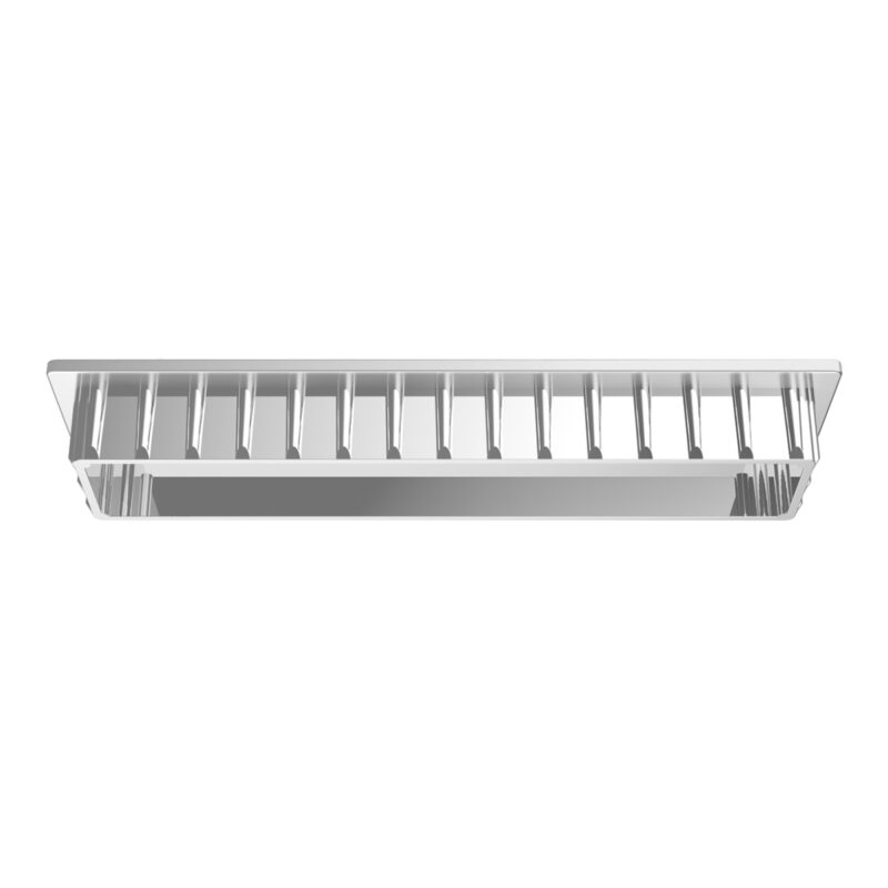 Inserto rettangolare in ABS cromato - immagine 3